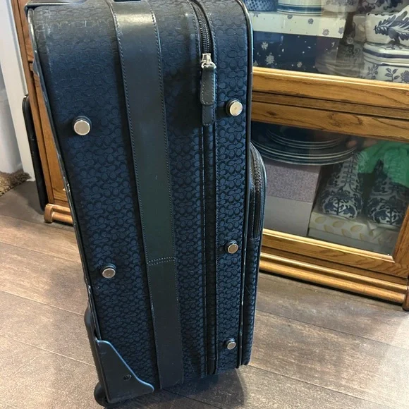 Coach Signature Black luggage suitcase
